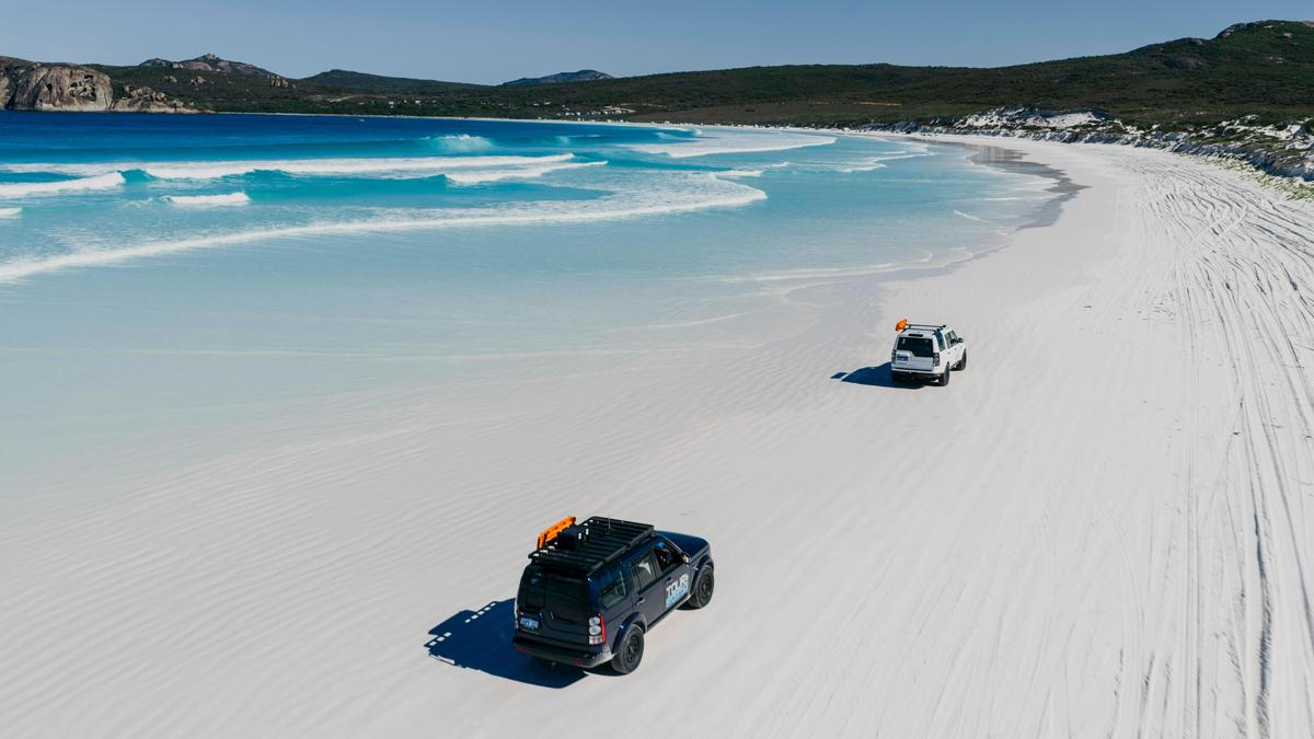 Lucky Bay Beach Driving