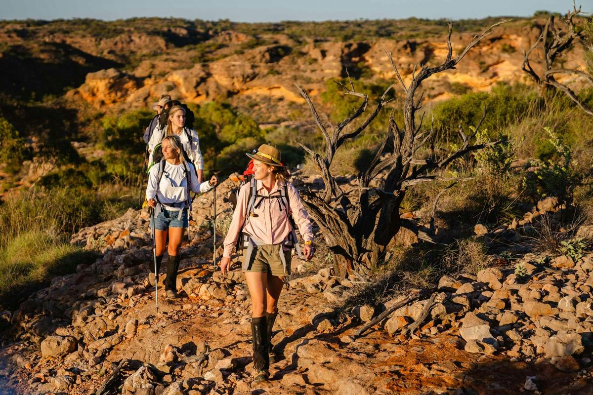 Exploring the canyons of Cape Range National Park