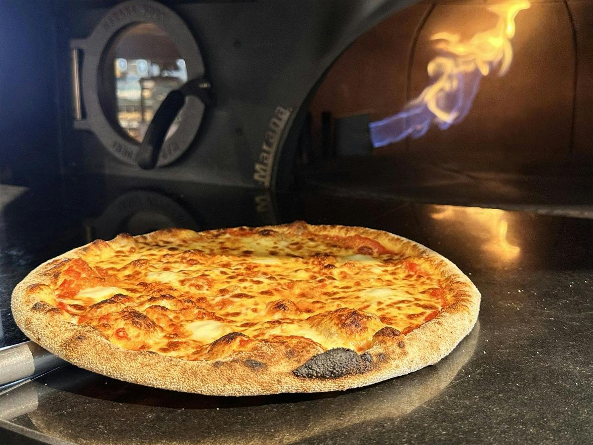 Enjoy a freshly made pizza from our pizza oven
