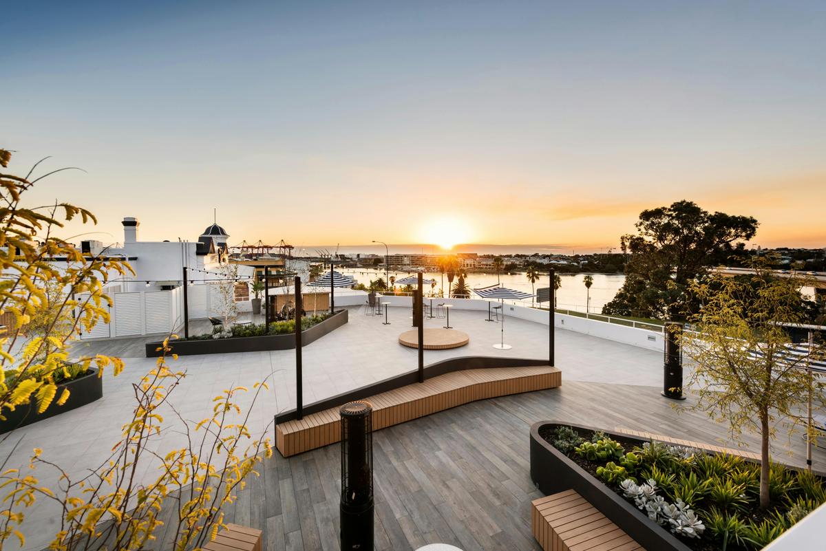 Rooftop Terrace Tradewinds Hotel