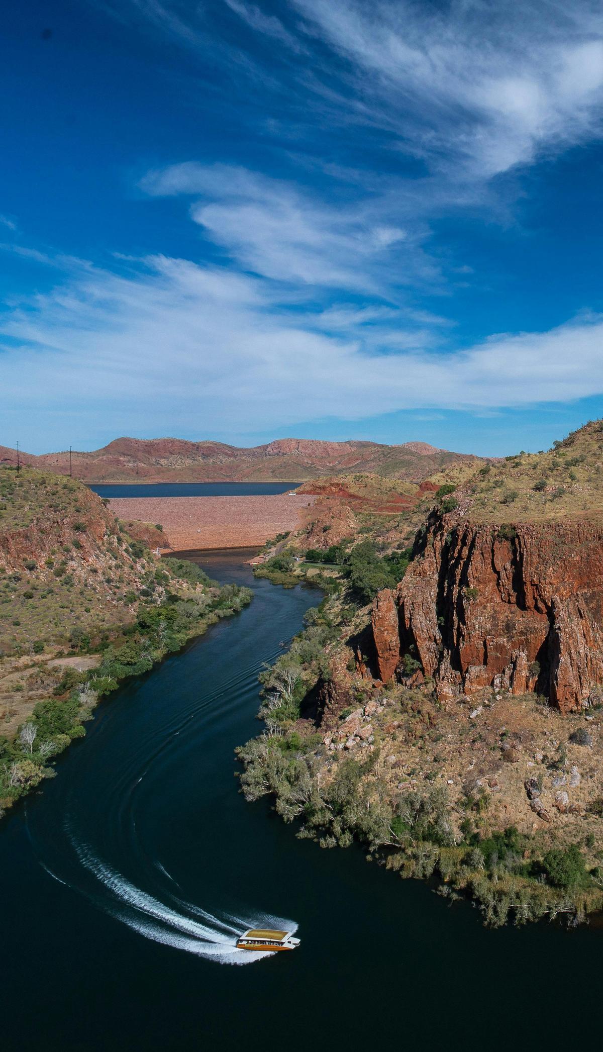 Departing Ord Top Dam for Kununurra - a 55 kilometre journey