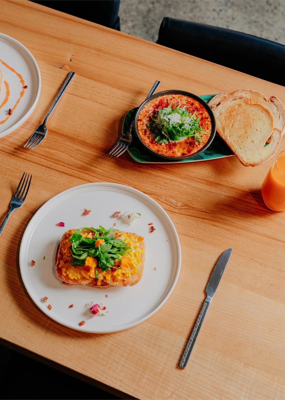 Spicy Chorizo Shakshuka with Egg & Toast