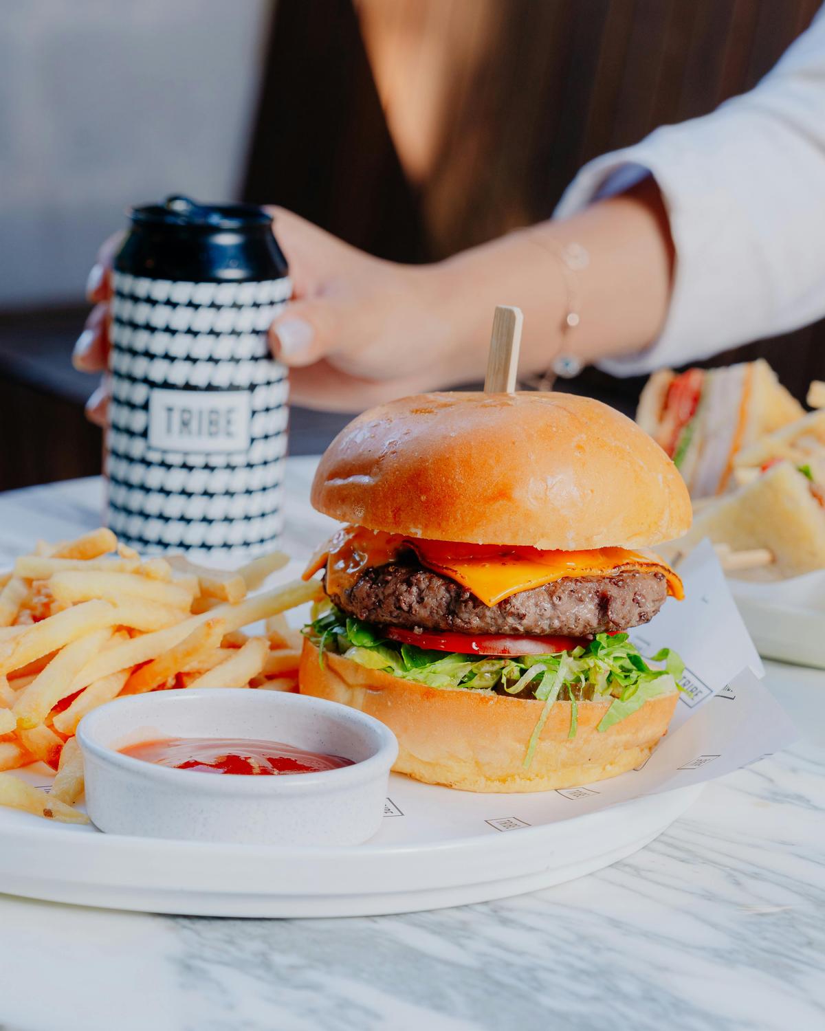TRIBE Beef Burger & Fries