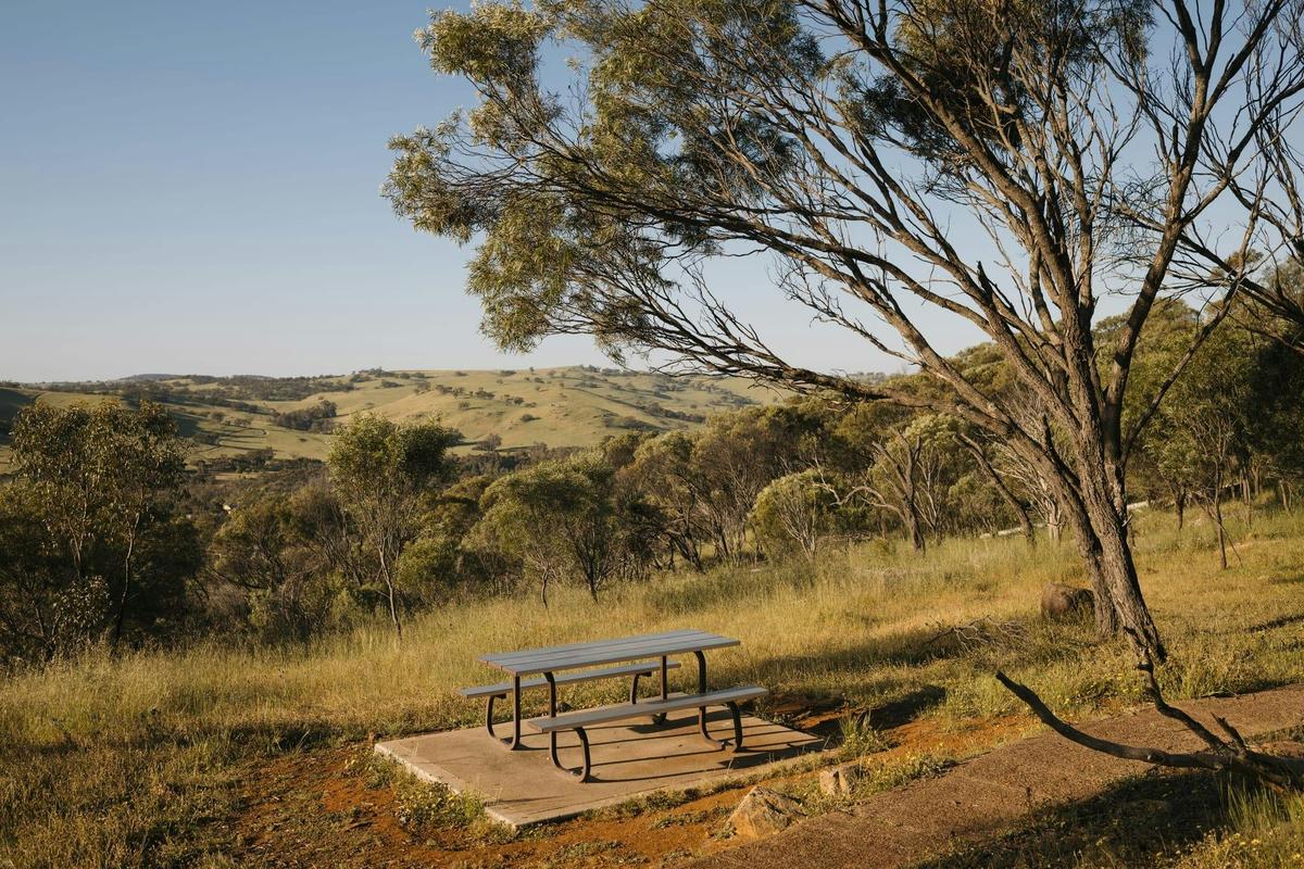 Picnic table in Toodyay