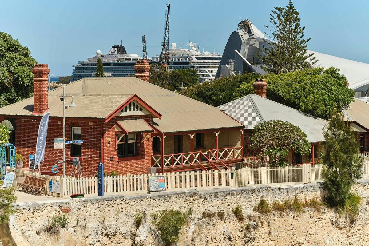 A view of the Walyalup Aboriginal Cultural Centre