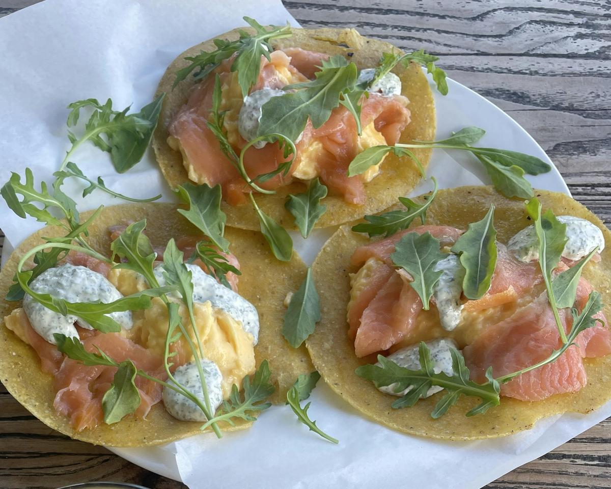 Fresh Salmon Tacos