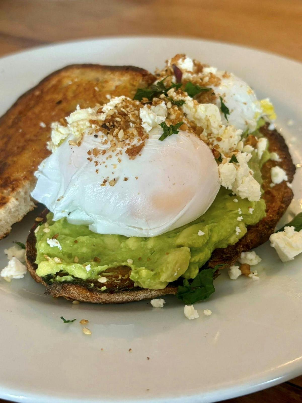 Smashed avocado