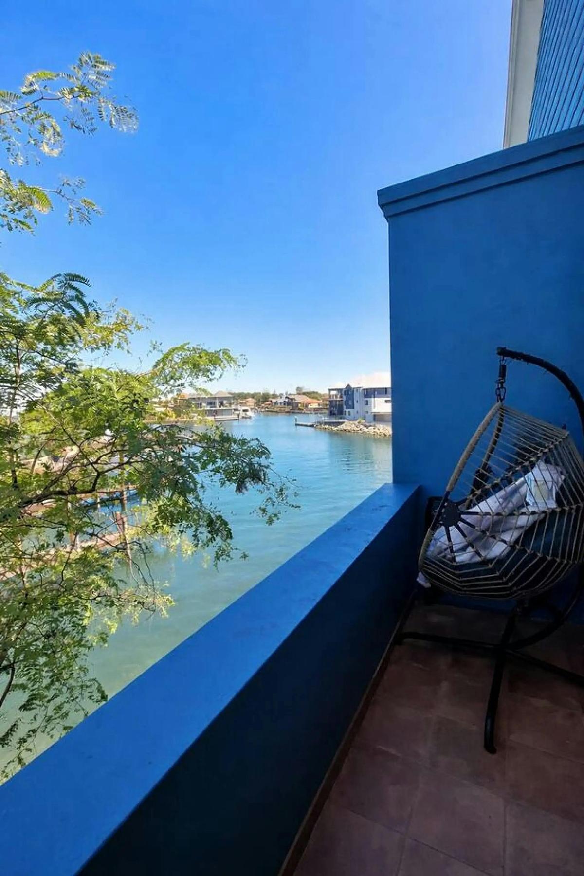Canal views from balcony