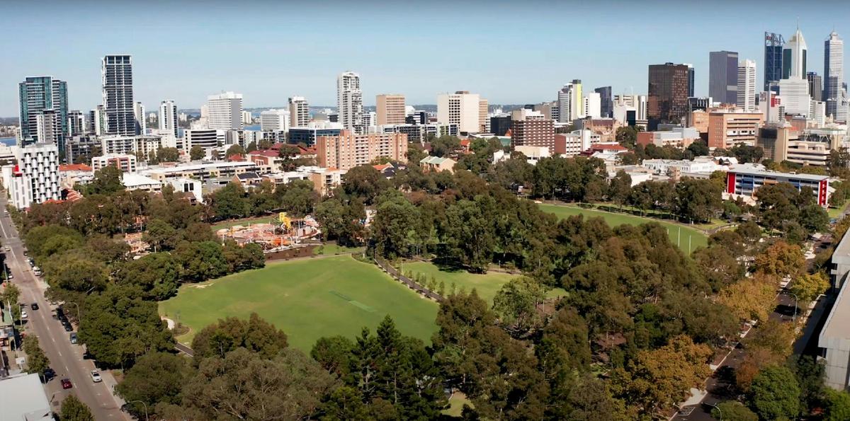 Wellington Square Park and Playground (Moort-ak Waadiny), East Perth, Western Australia