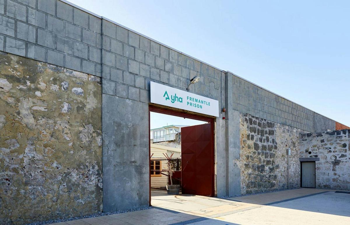 YHA Fremantle Prison Entrance