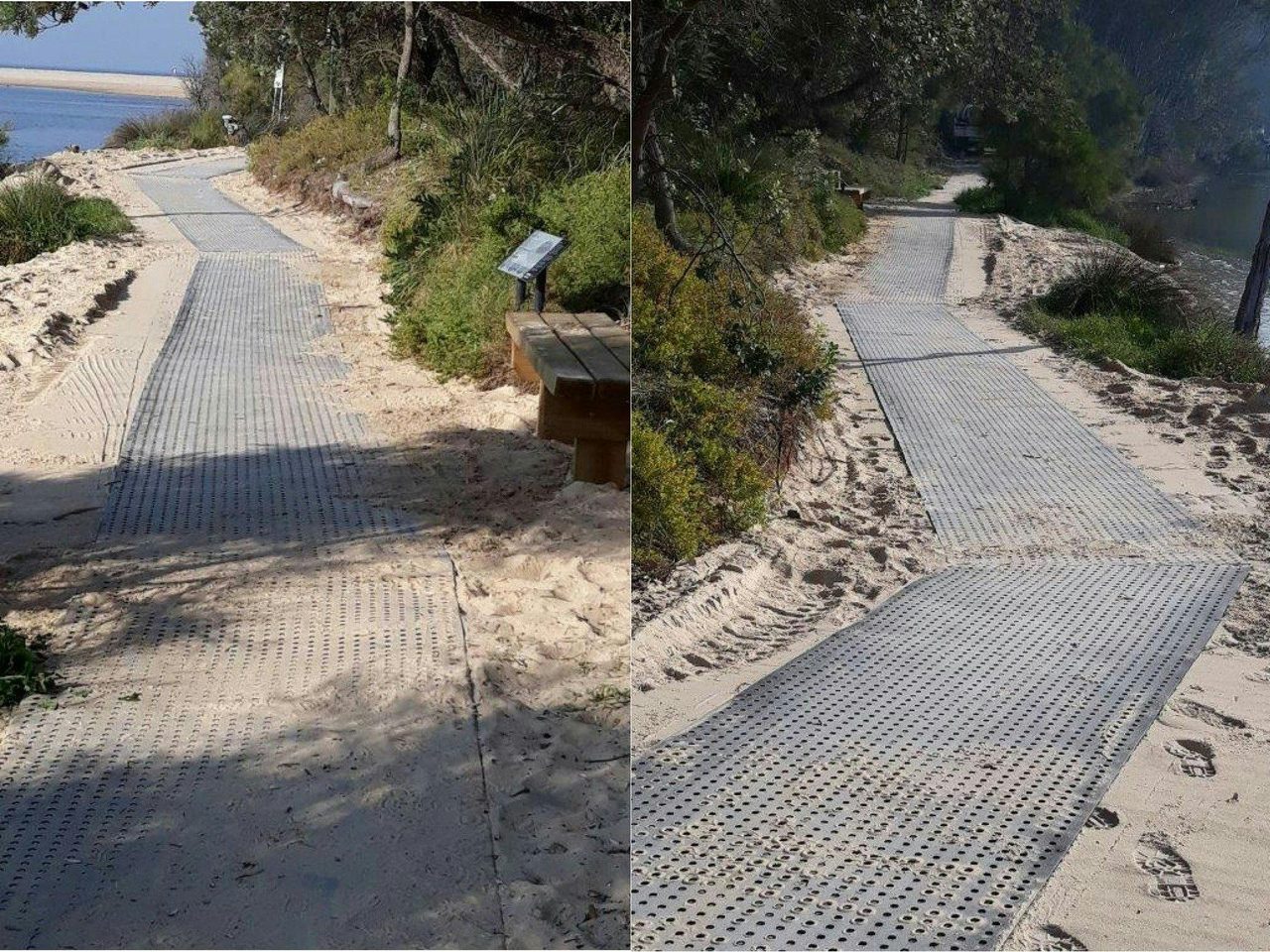 Access to Lake Tabourie Beach.
