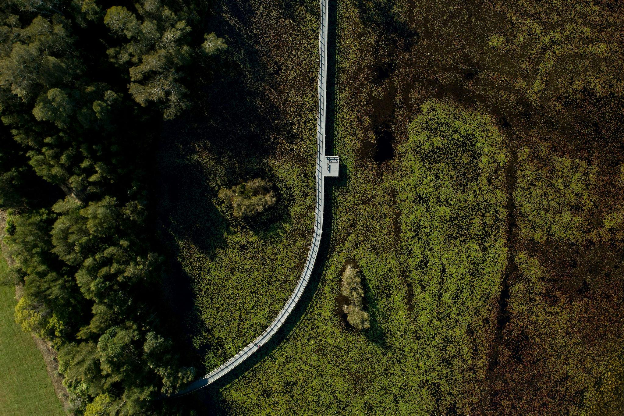 Aerial Photo Urunga  Wetlands