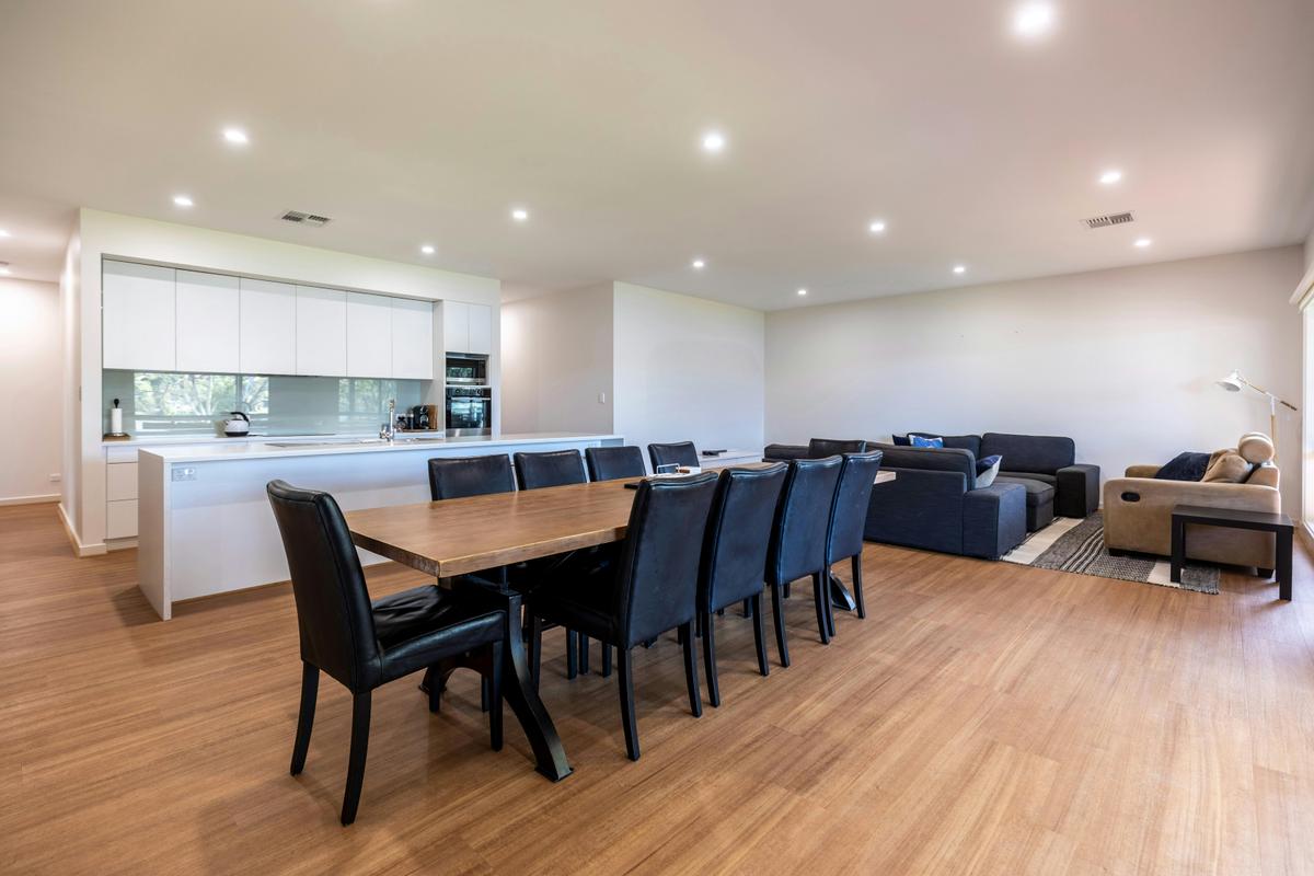 spacious open plan living