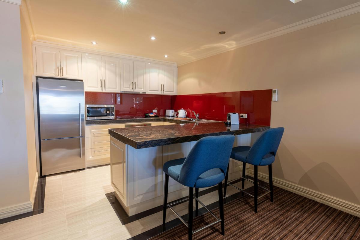 well appointed kitchen