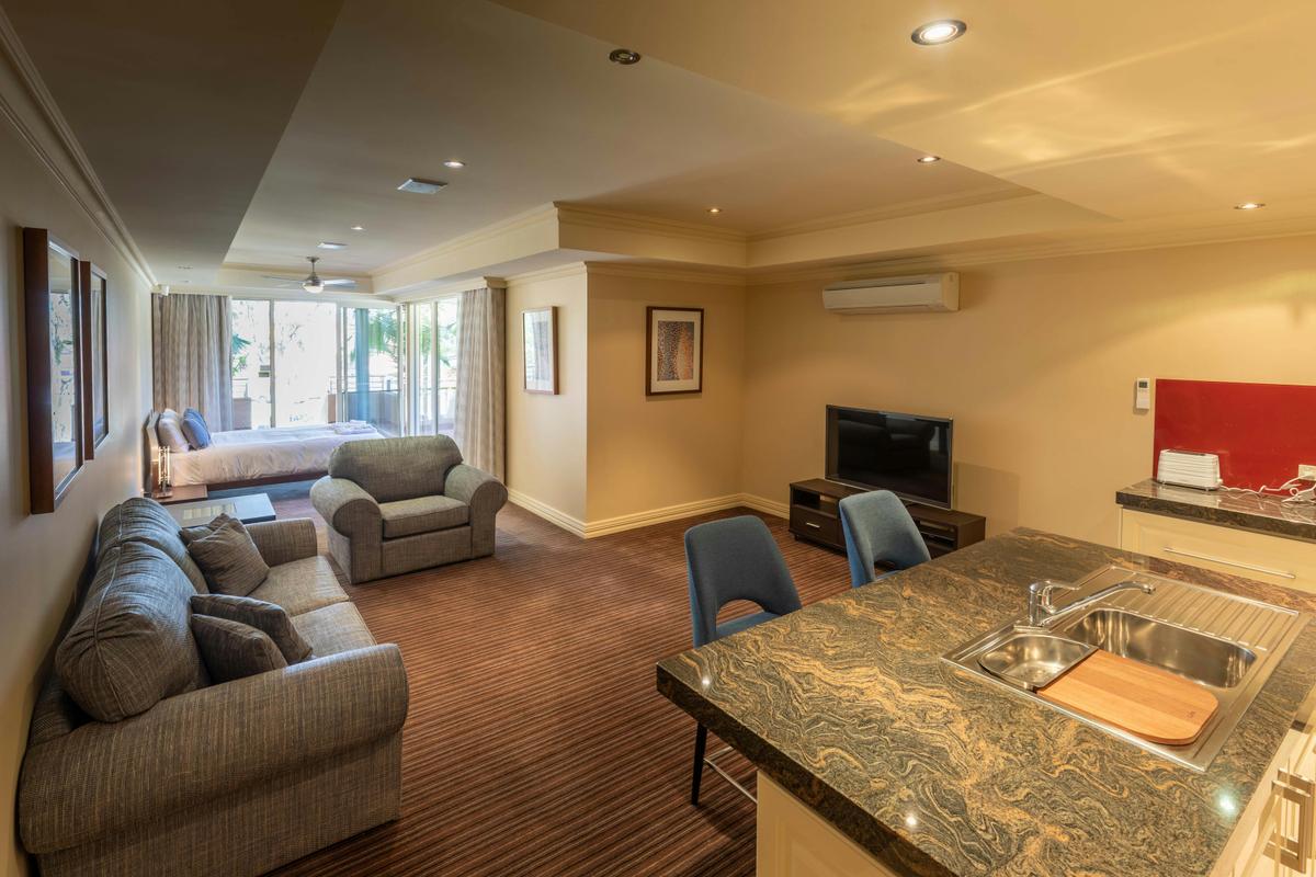 Comfortable lounge and TV location