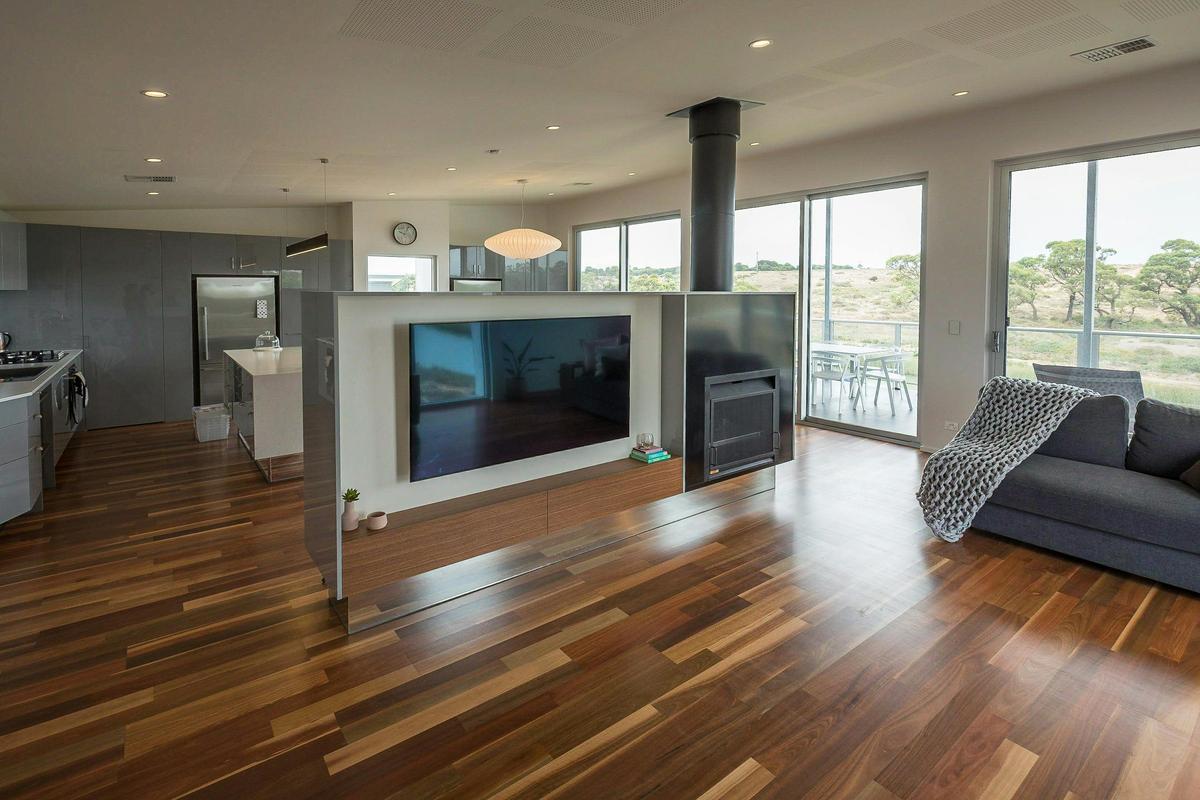 large tv's and fire places