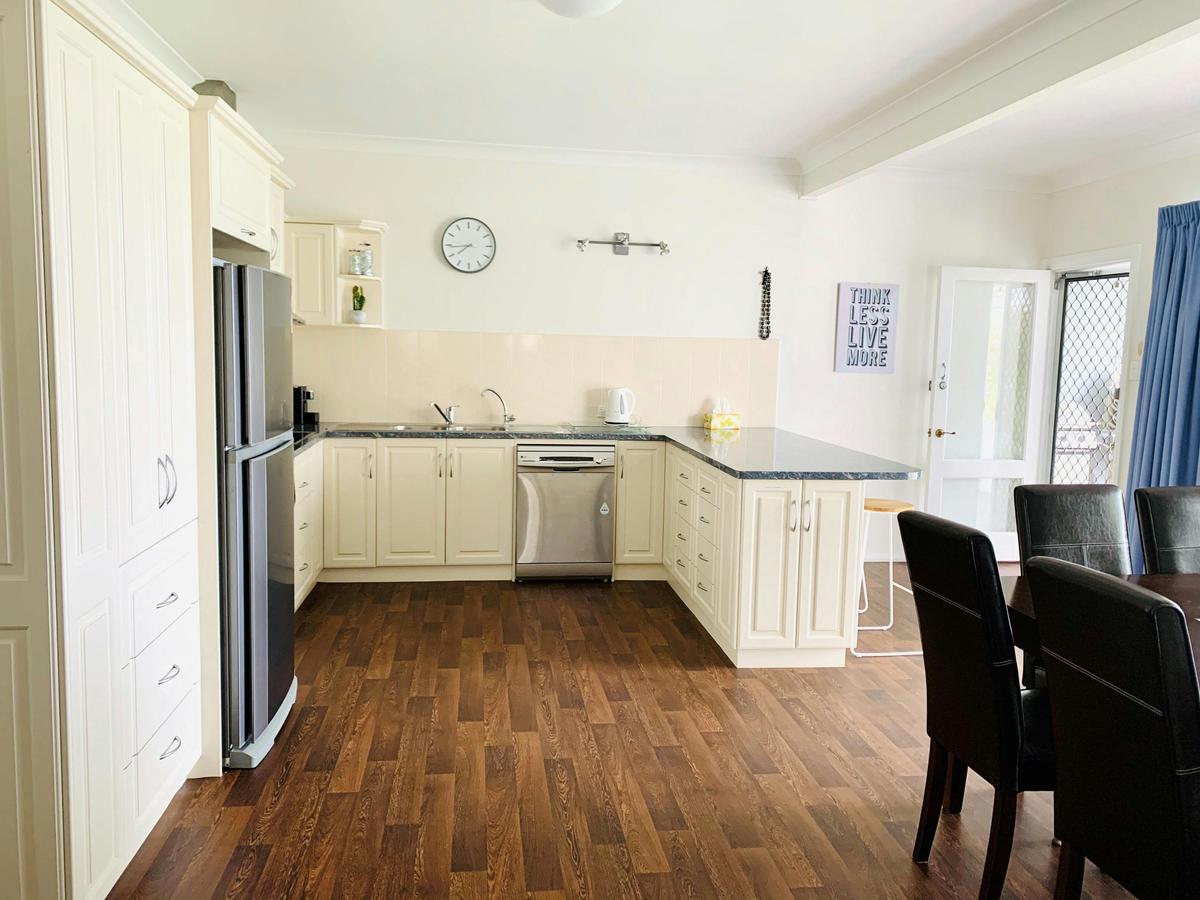 clean airy kitchen