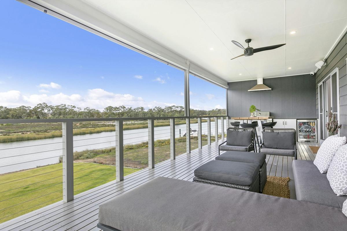 large decking area
