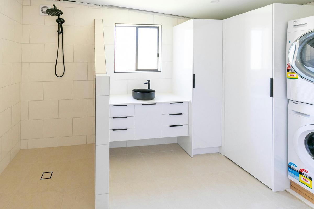 Newly renovated bathroom
