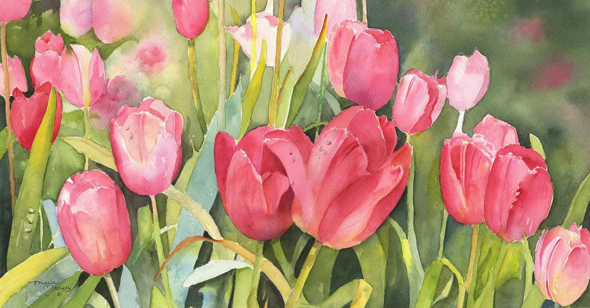 Diana works with all types of art mediums