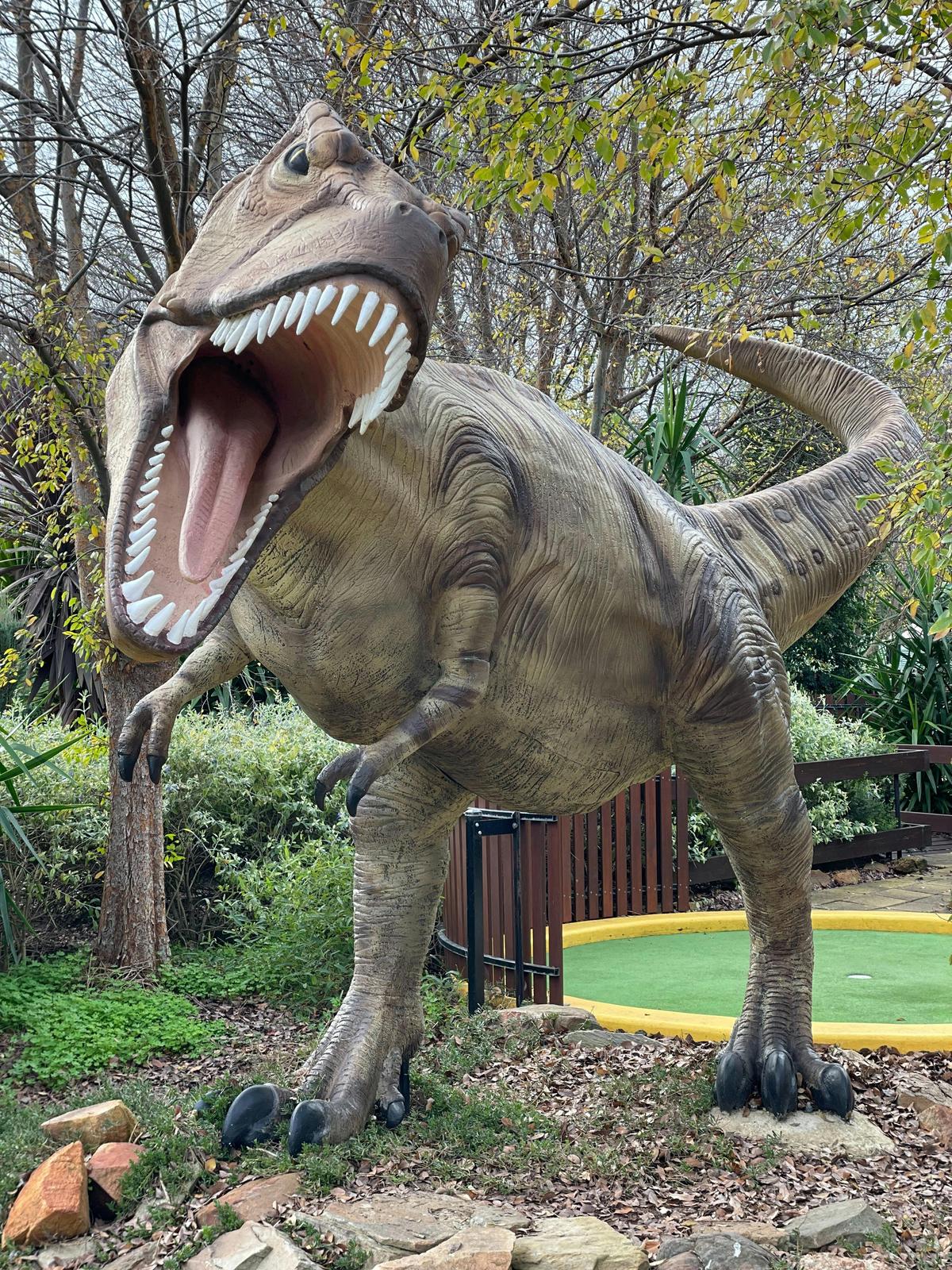 Our T-Rex can't wait to meet you!