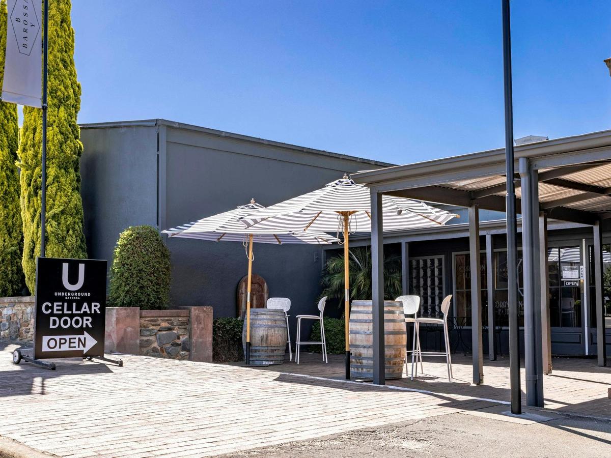 The entrance to Underground Barossa Cellar Door.