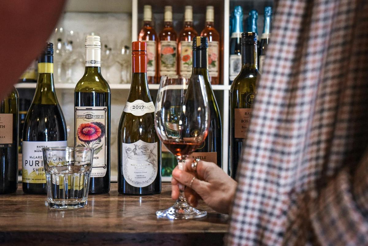Wine line up in CD
