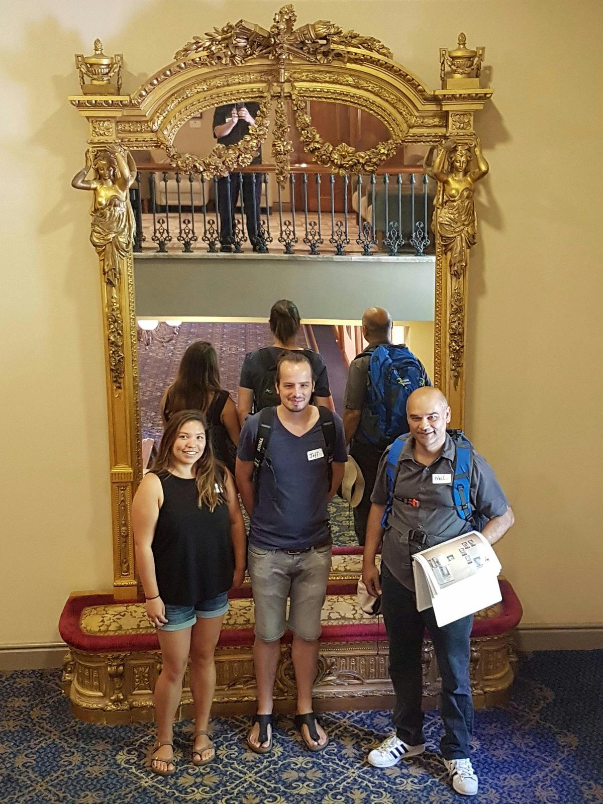 At the Adelaide town hall
