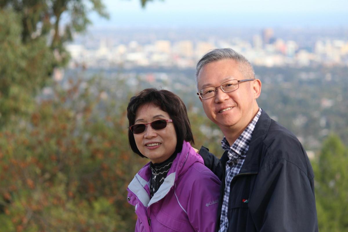View from Adelaide foothills lookout