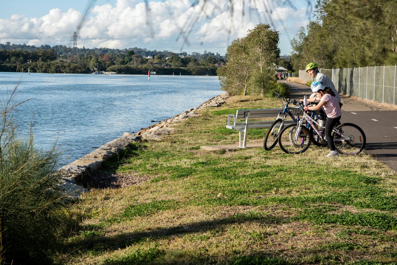 River Walk - walk or ride along the path.