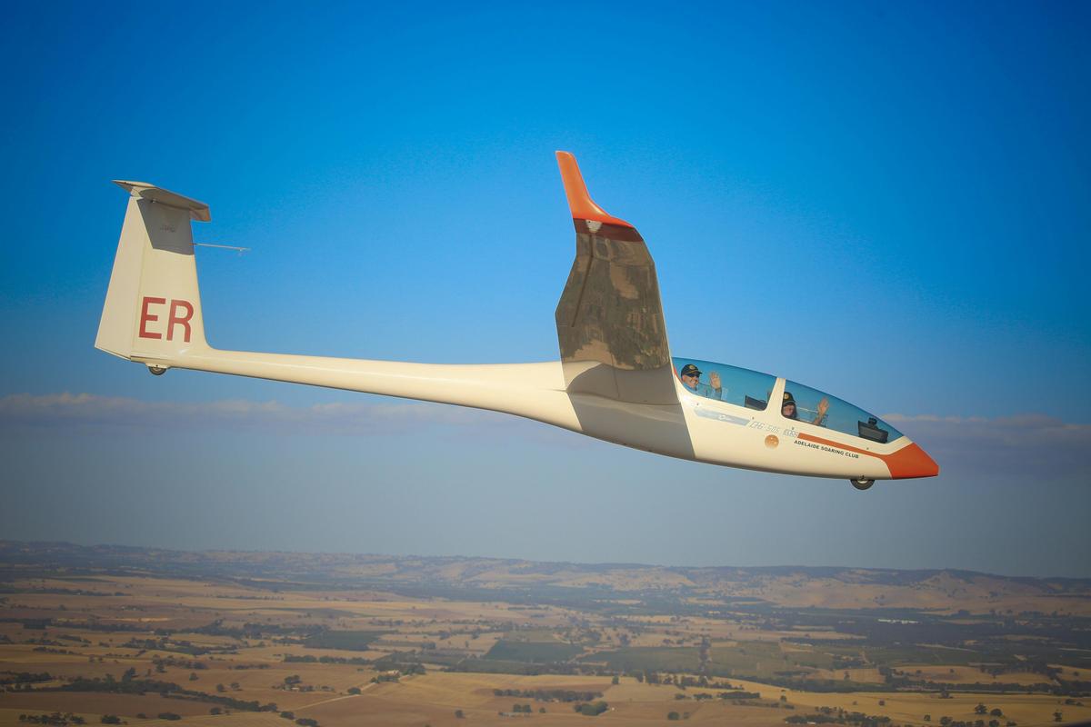 Enjoying the gliding experience