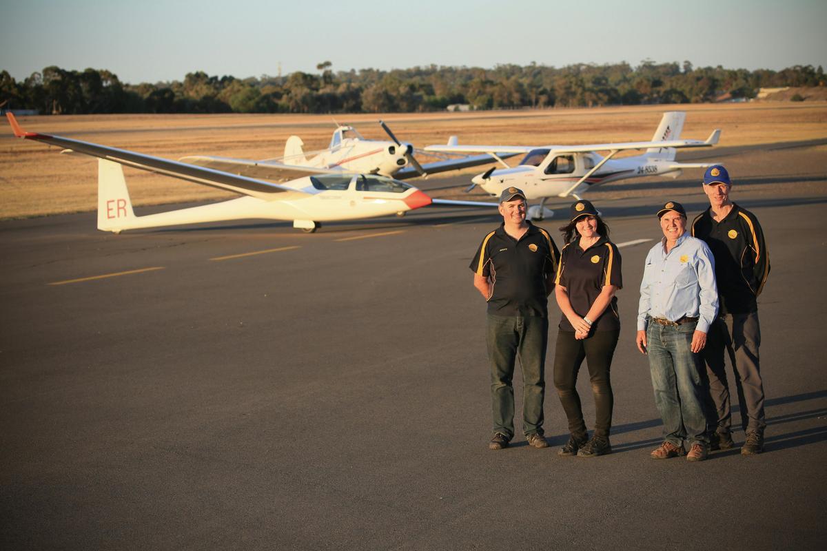A small part of our team and fleet at the end of the day