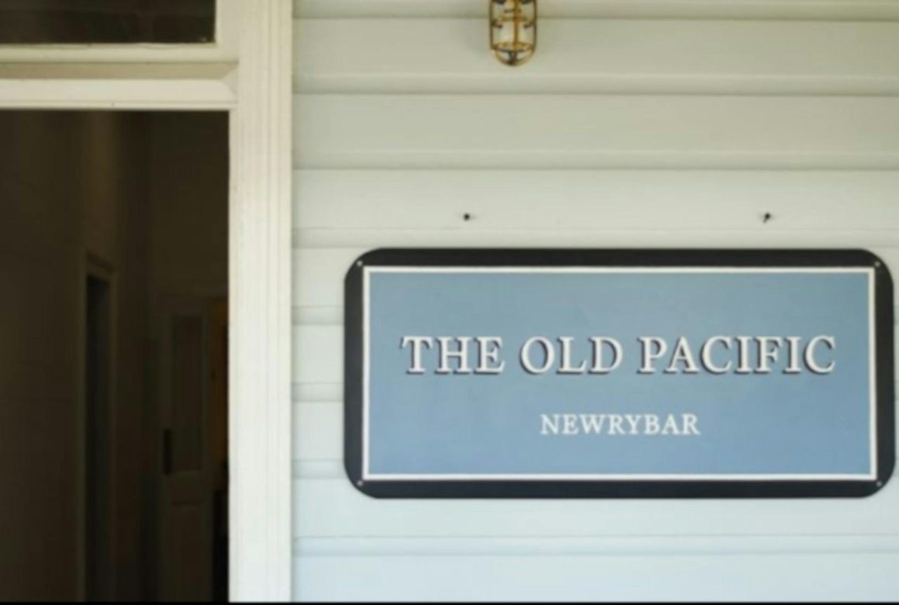 The Old Pacific entrance sign