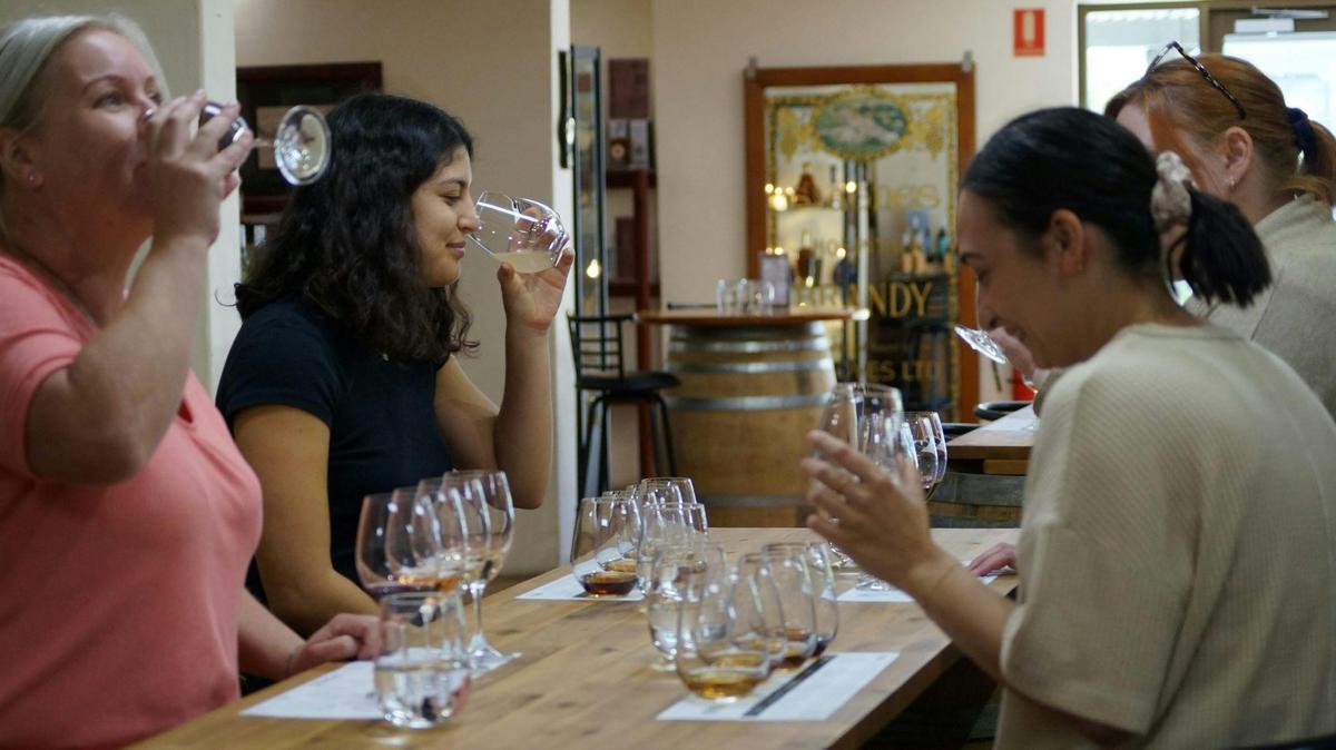 Guest enjoying at tasting