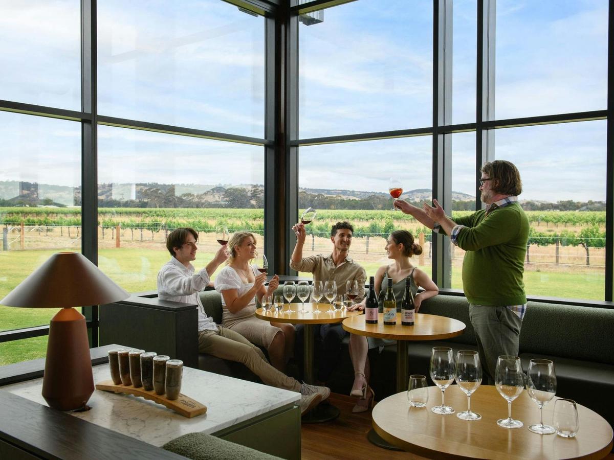 Artisans of Barossa seated wine tasting