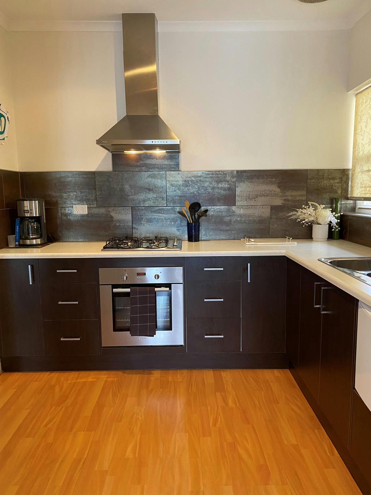 Modern Kitchen with dishwasher, microwave etc with everything required to cook up a storm