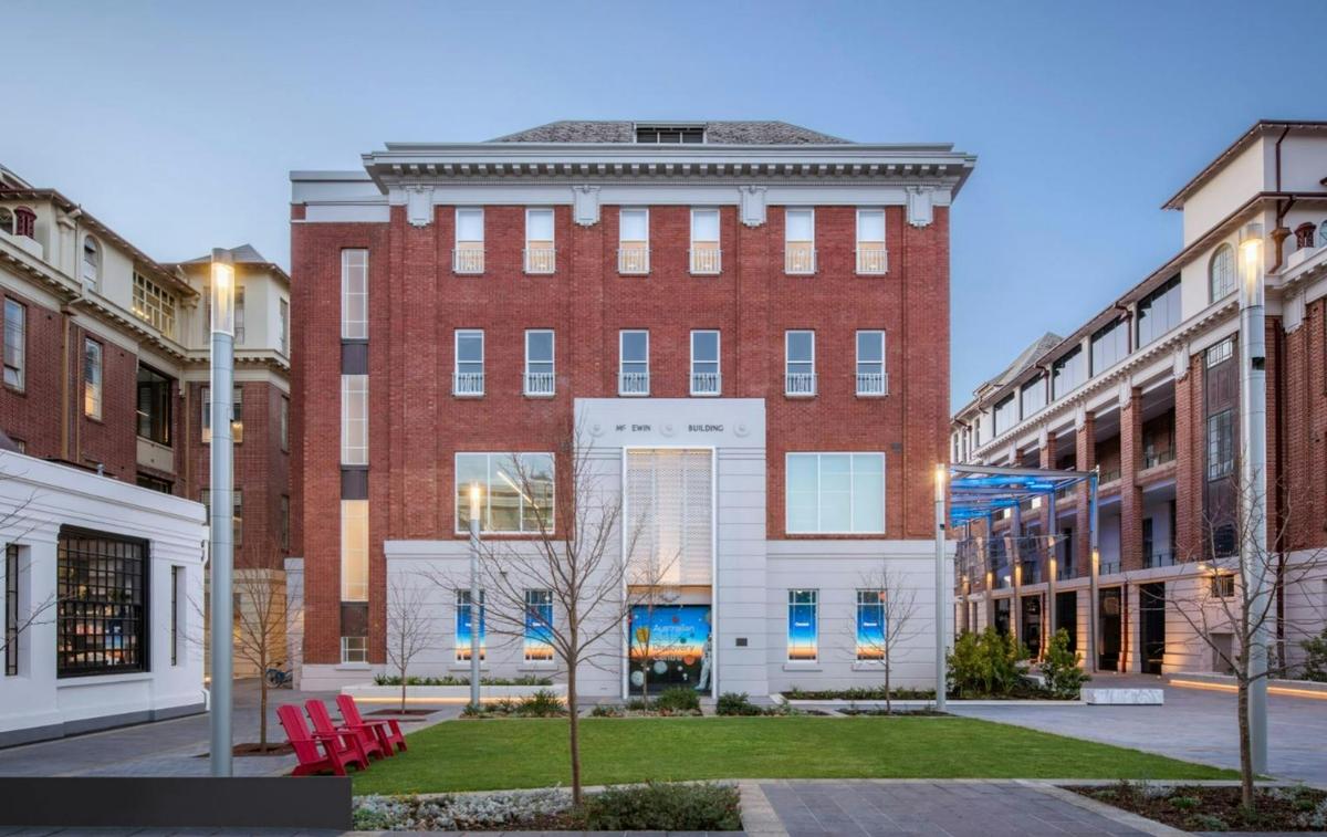 Front of the McEwin Building