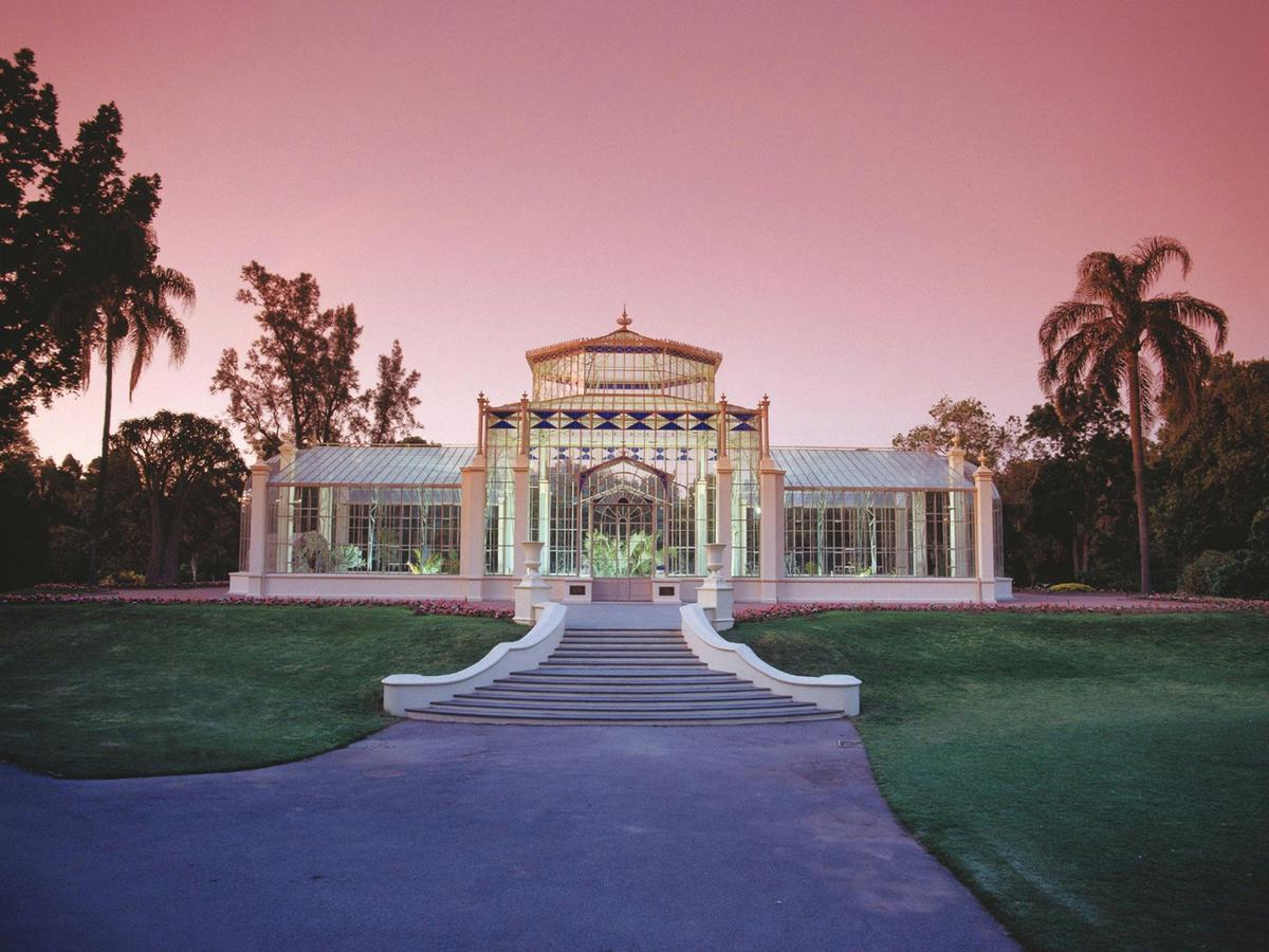 Adelaide Botanic Garden's Palm House was built in 1877 and is one of the last of its kind remaining.