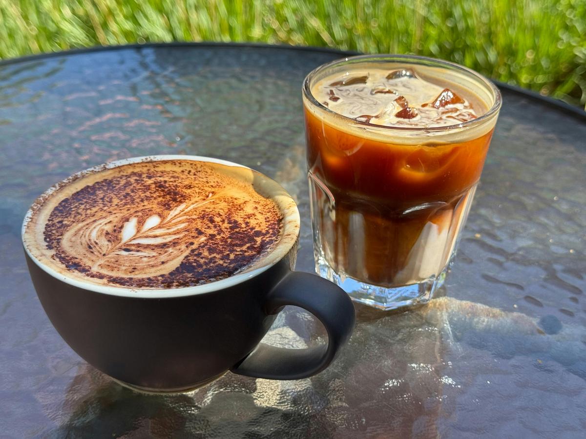 Iced Latte and Cappuccino