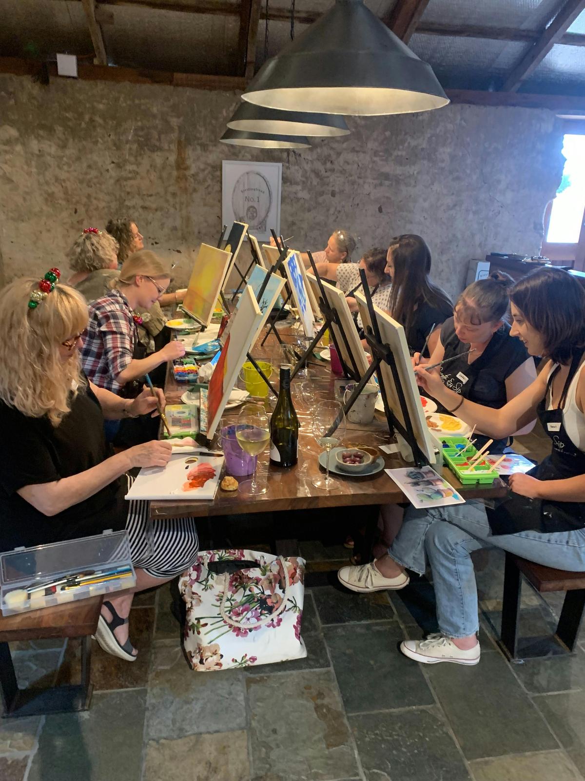 paint and sip