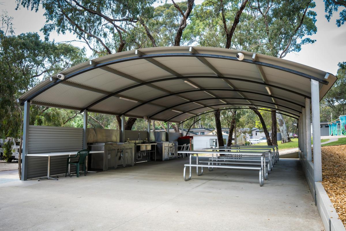 BBQ area