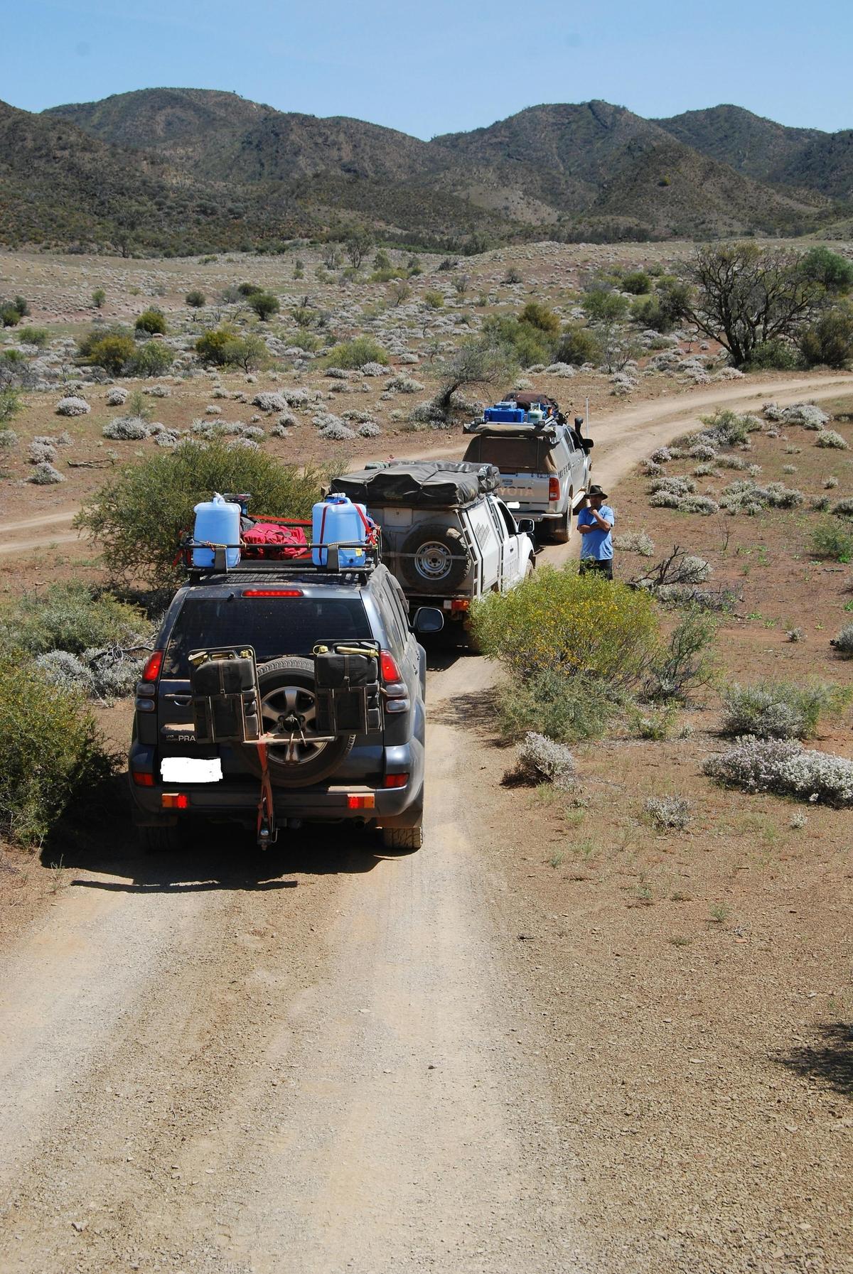 Along the track in the Flinders Ranges