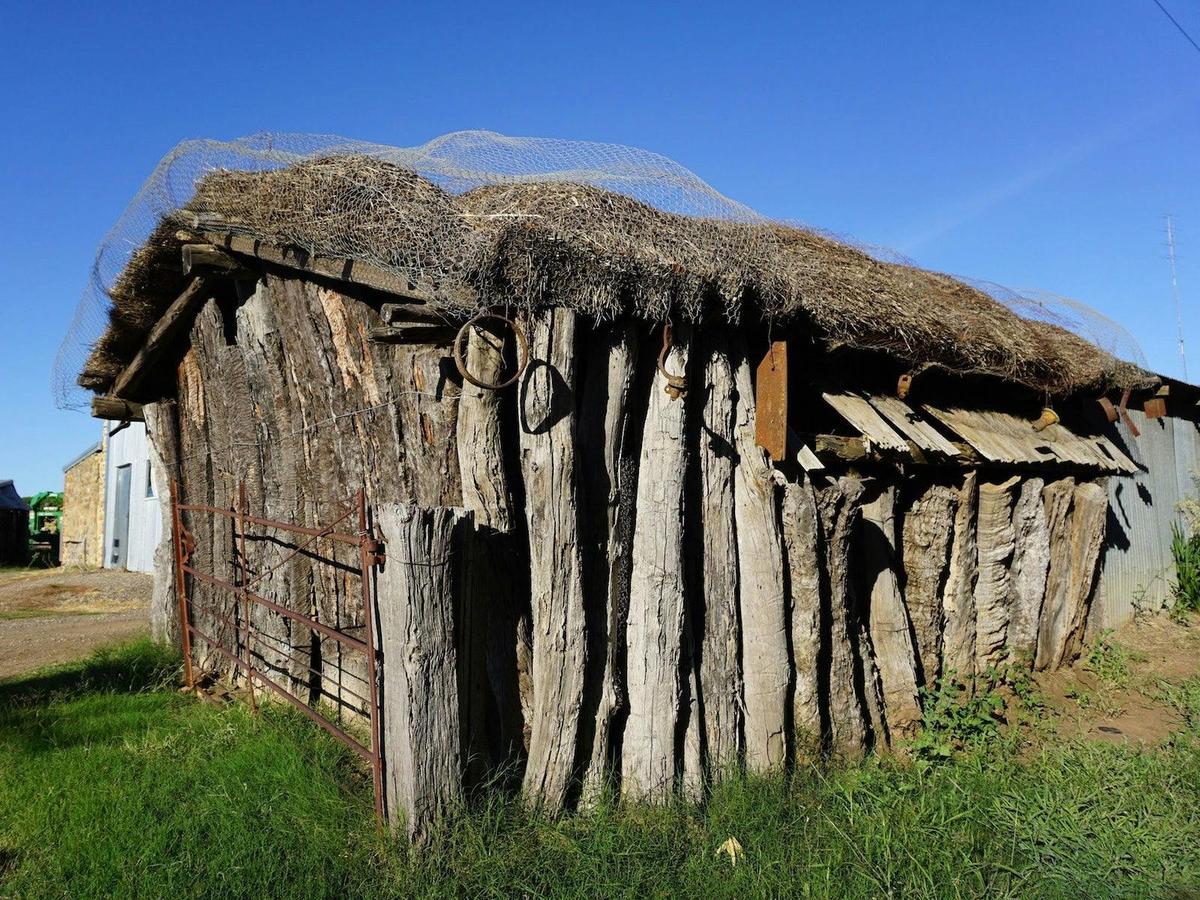 Slab thatched barn in Bethany