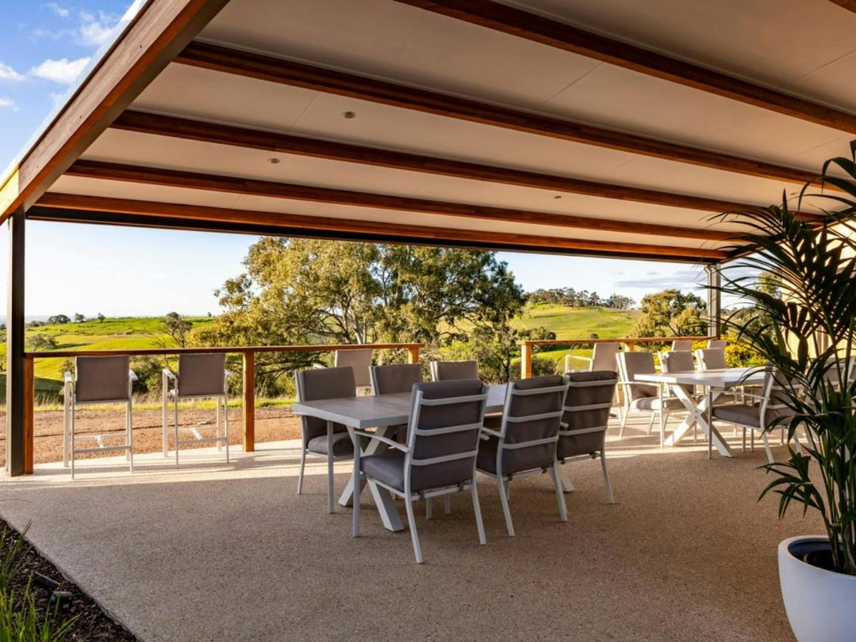 Communal outdoor entertaining area