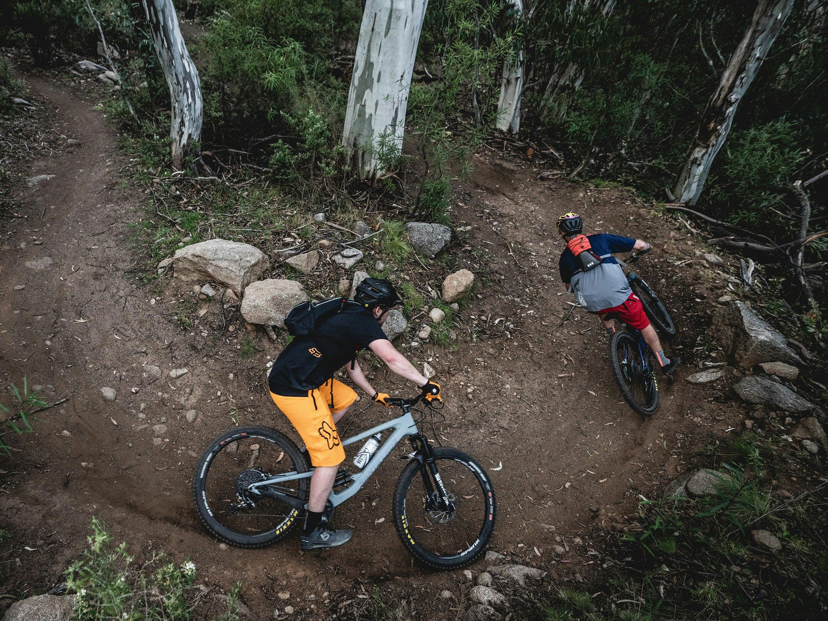 The Ngarigo to Thredbo Diggings section of Thredbo Valley track has technical features for riders