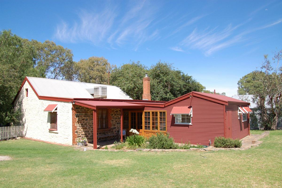 Rear view of cottage