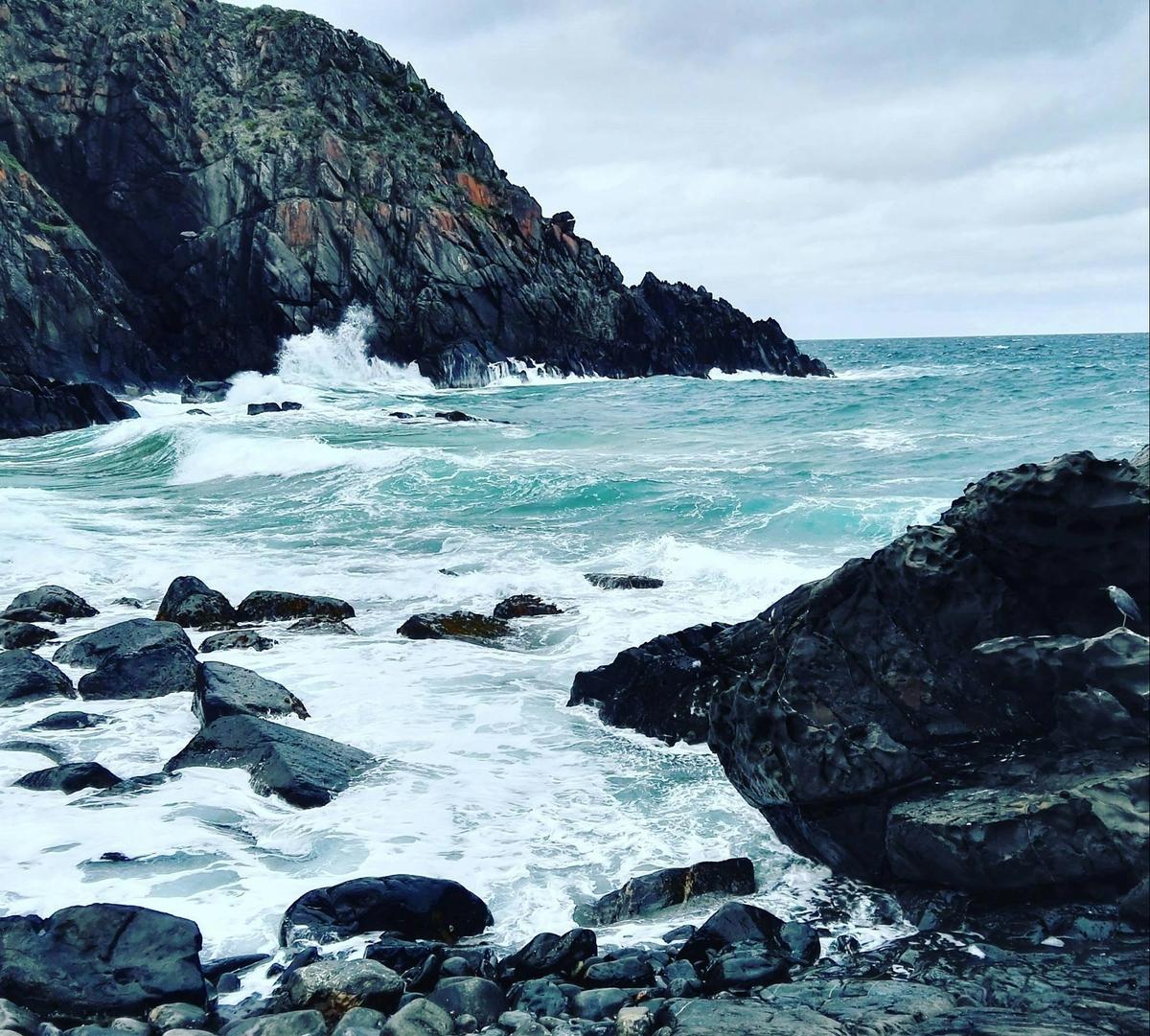 Rocky seas at Blowhole Beach