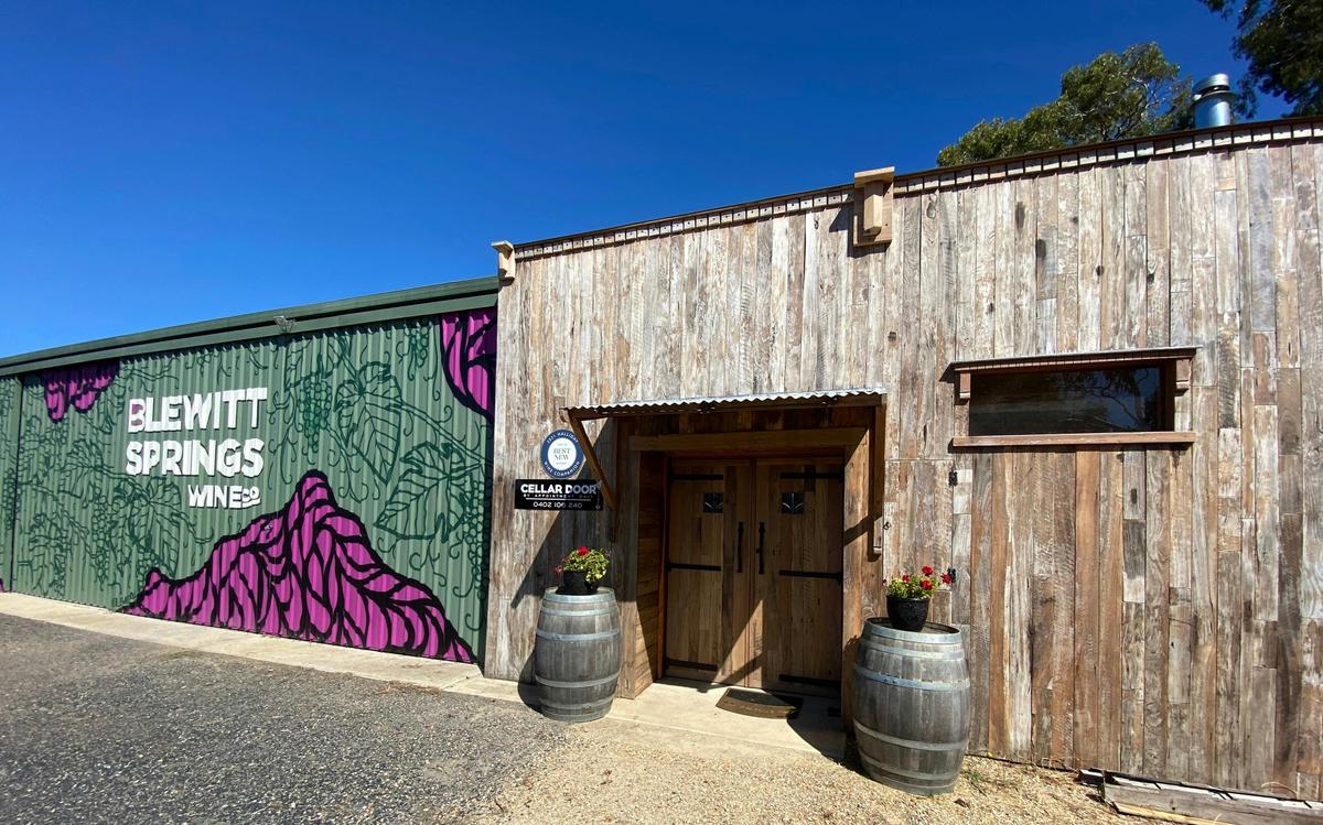 Outside cellar door