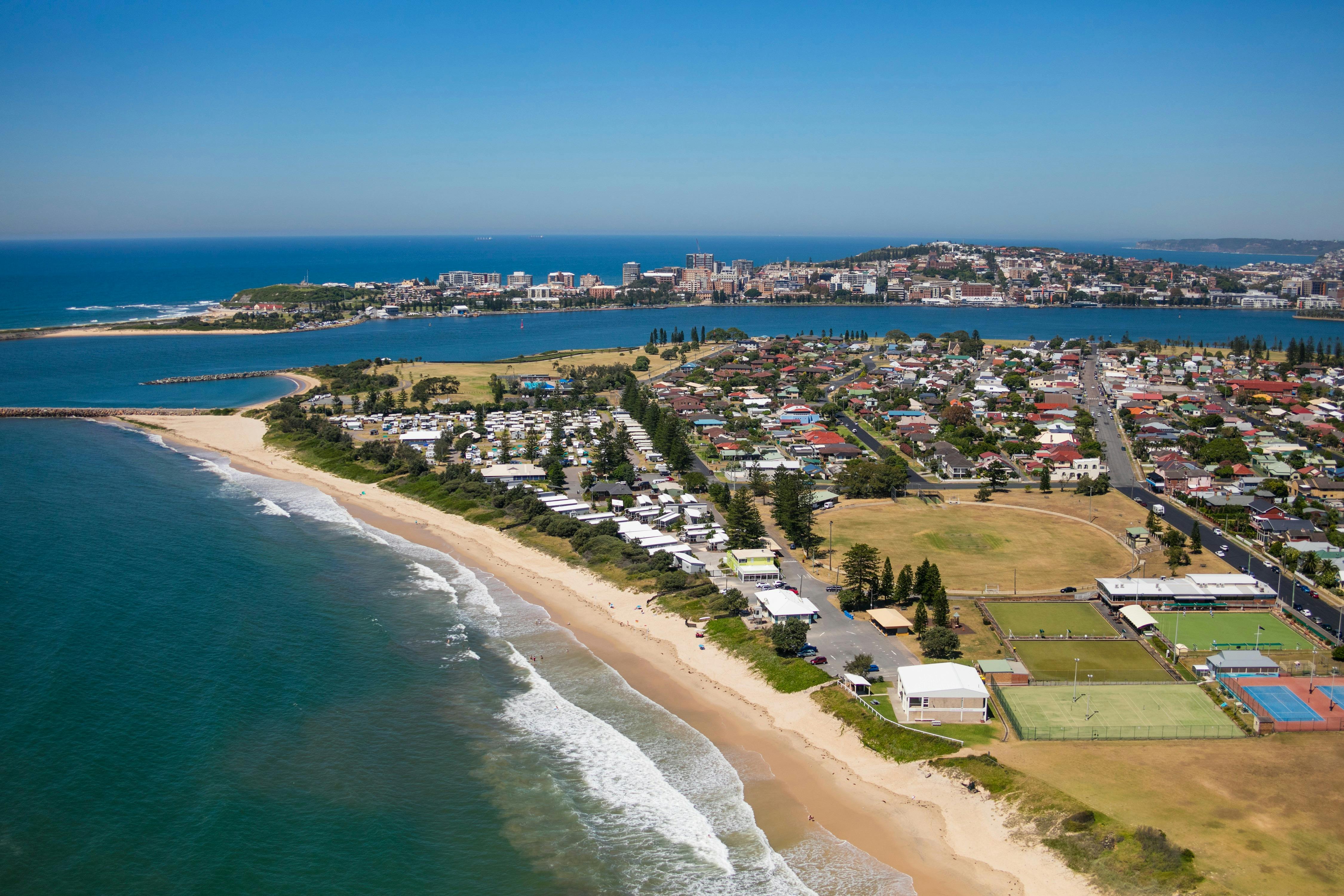 Stockton Beach, Newcastle - Aerial