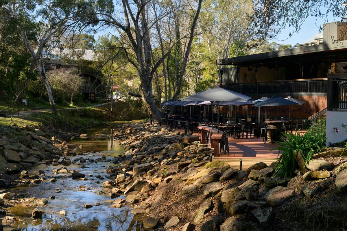 Creekside dining